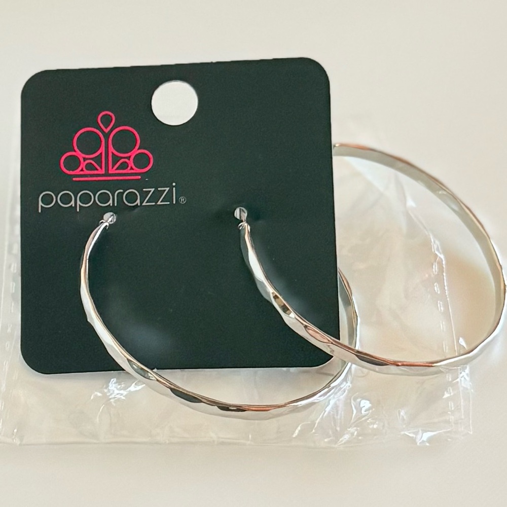 Paparazzi Silver Classic Hoop Earrings
